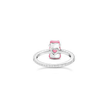 THOMAS SABO Haribo roze zilveren en zirkonium ring