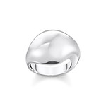Bague THOMAS SABO argent goutte organique - vue 1