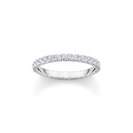 Bague THOMAS SABO argent et zirconium - vue 1