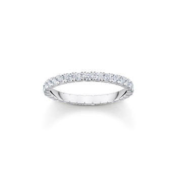 THOMAS SABO ring van zilver en zirkonium