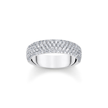 THOMAS SABO ring van zilver en zirkonium