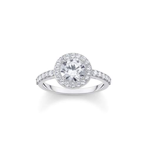 Bague argent gris