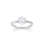 Bague argent gris - vue 1