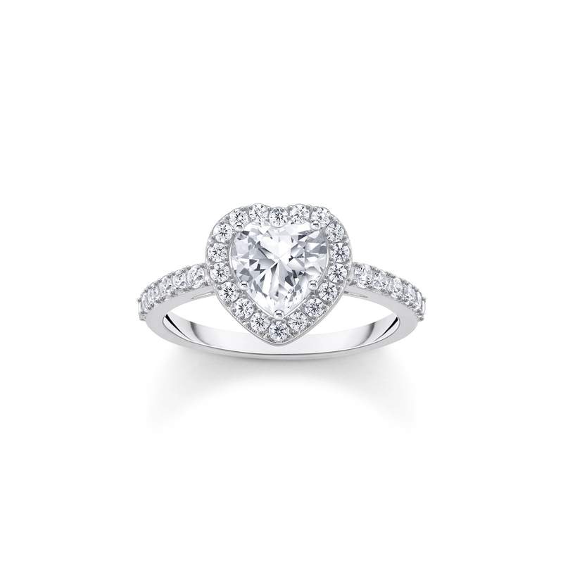 Bague argent gris - vue 1