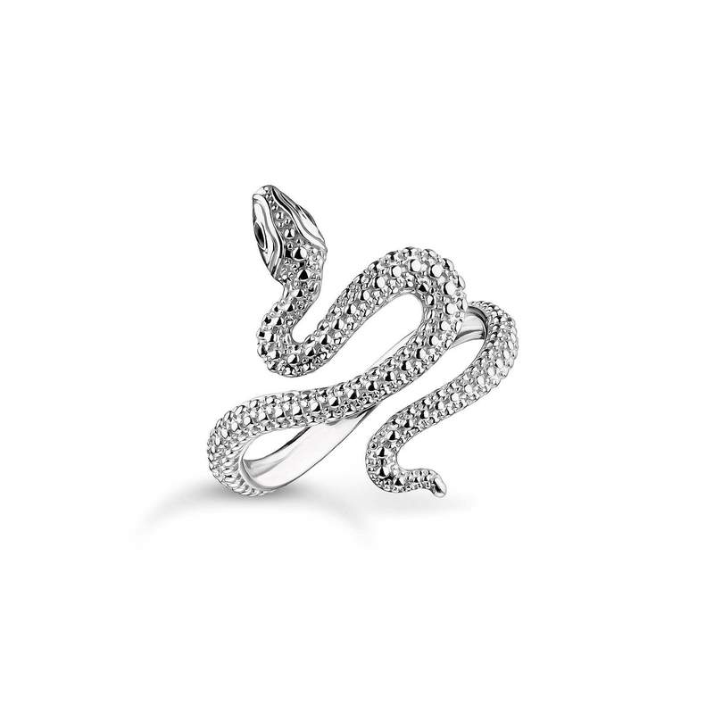 Bague argent gris - vue 1