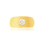 Solitaire or diamant 0.65 ct hsi1 - vue 3