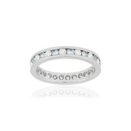 Alliance or blanc diamants topazes