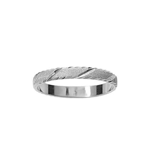 750 witgouden trouwring