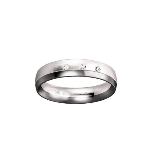 Alliance 2 ors 750 diamants 0.03 ct