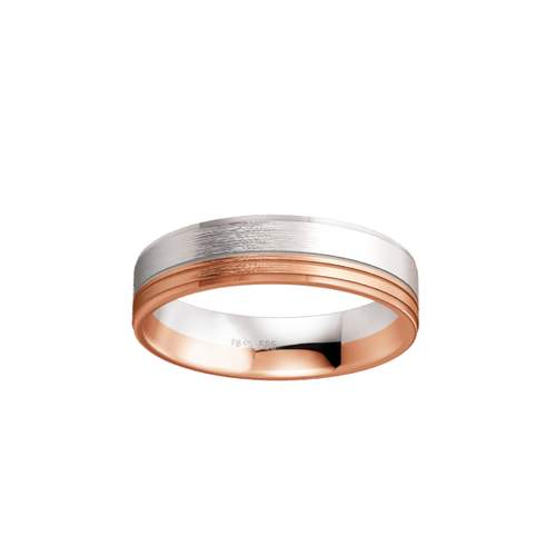 Alliance or 750 blanc et rose