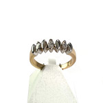 Bague d'occasion 2 ors 750 diamants - vue 1