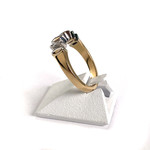 Bague d'occasion 2 ors 750 diamants - vue 2