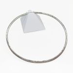 Pre-owned 750 white gold bangle bracelet with diamonds - view 1