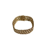 Bracelet d'occasion or 585 jaune maille fantaisie 19 cm