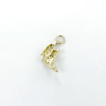 Pendentif d'occasion 2 ors 585 diamants - vue 2