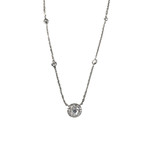 Collier MESSIKA d'occasion or 750 blanc diamants 42 cm - vue 1