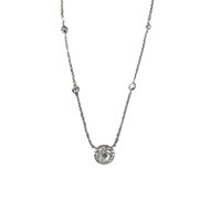 Collier MESSIKA d'occasion or blanc 750 diamants 42 cm