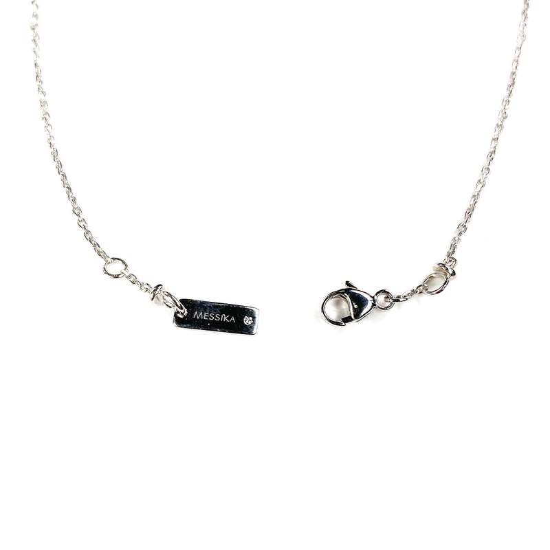 Tweedehands MESSIKA-ketting van 750 witgoud met diamanten, 42 cm - afbeelding 3