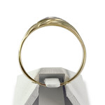 Bague d'occasion or 750 jaune diamants - vue 3