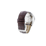 Montre d'occasion Baume & Mercier Clifton homme acier bracelet cuir noir - vue 3