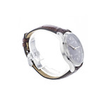 Montre d'occasion Baume & Mercier Clifton homme acier bracelet cuir noir - vue 4