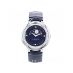 Montre d'occasion Baume & Mercier Promesse femme acier cuir noir - vue 1