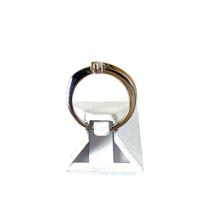 Second hand ring 2 gold 750 diamond - view 3