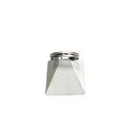 Alliance d'occasion or 750 blanc finement diamanté 3 mm