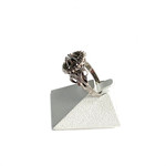 Bague d'occasion or 750 blanc diamant - vue 2