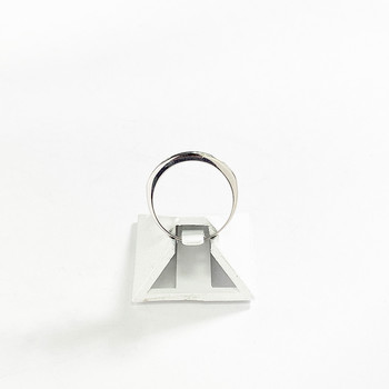 Tweedehands halve draai ring in 750 witgoud met diamanten