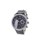 Montre d'occasion Hermès Arceau homme chronographe automatique titane cuir gris - vue D1