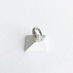 Tweedehands ring witgoud 375 witte zwarte diamanten - bekijk 2