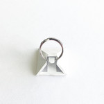 Tweedehands witgouden ring 375 witte zwarte diamanten - bekijk 3