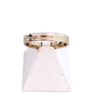 Bague d'occasion or 750 blanc 4 mm