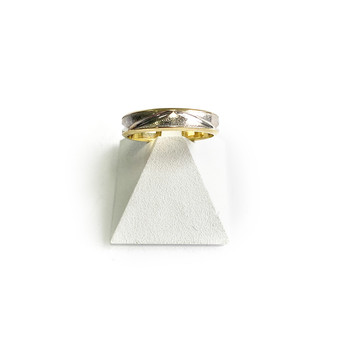 Bague d'occasion or 750 2 tons 4.5 mm
