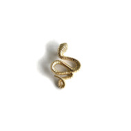 Pendentif d'occasion or 750 jaune diamant serpent