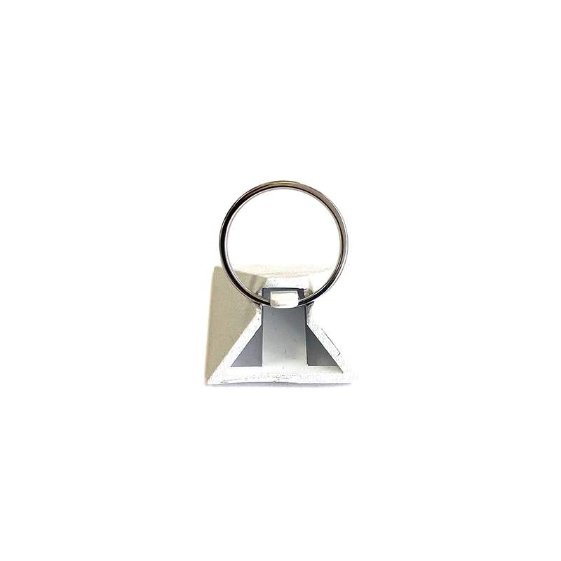 Second-hand half-turn ring in 750 white gold with diamonds - view 3
