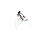 Bague d'occasion or 750 blanc zirconias - vue 2