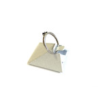 Bague d'occasion or 375 blanc saphir et diamant - vue 2