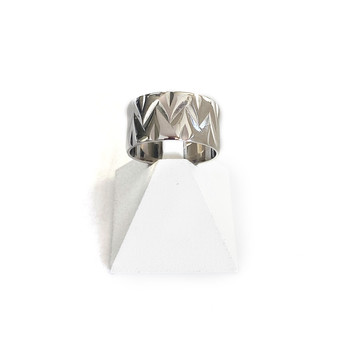 Tweedehands 750 witgouden ring