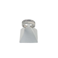 Bague Pierre Balmain d'occasion or 750 blanc diamants