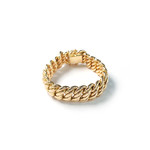 Bracelet d'occasion or 750 jaune maille américaine 18,5 cm - vue 1