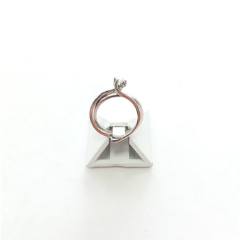 Duo van ring en solitaire van occasion goud 750 witte diamant 0,17 karaat