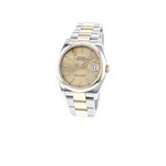 Montre d'occasion Rolex DateJust mixte automatique or jaune et acier - vue 5