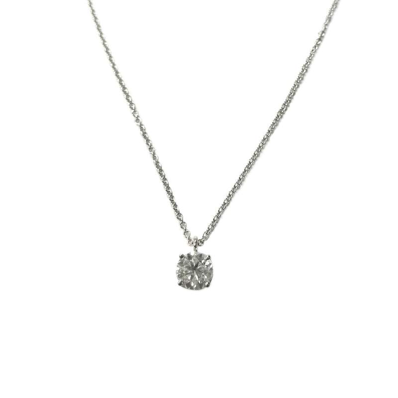 Collier d'occasion or 750 blanc diamant - vue 1