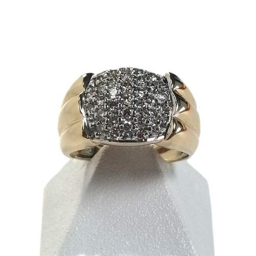 Bague d'occasion or 750 jaune diamant