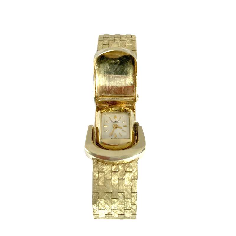 Tweedehands horloge met Piaget-armband van 585 geelgoud, 17 cm - afbeelding 1