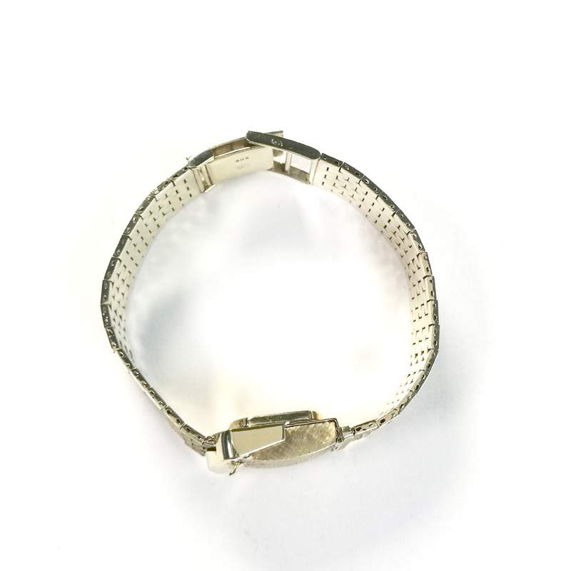 Piaget tweedehands horloge met 585 geelgouden armband 17 cm - bekijk 6