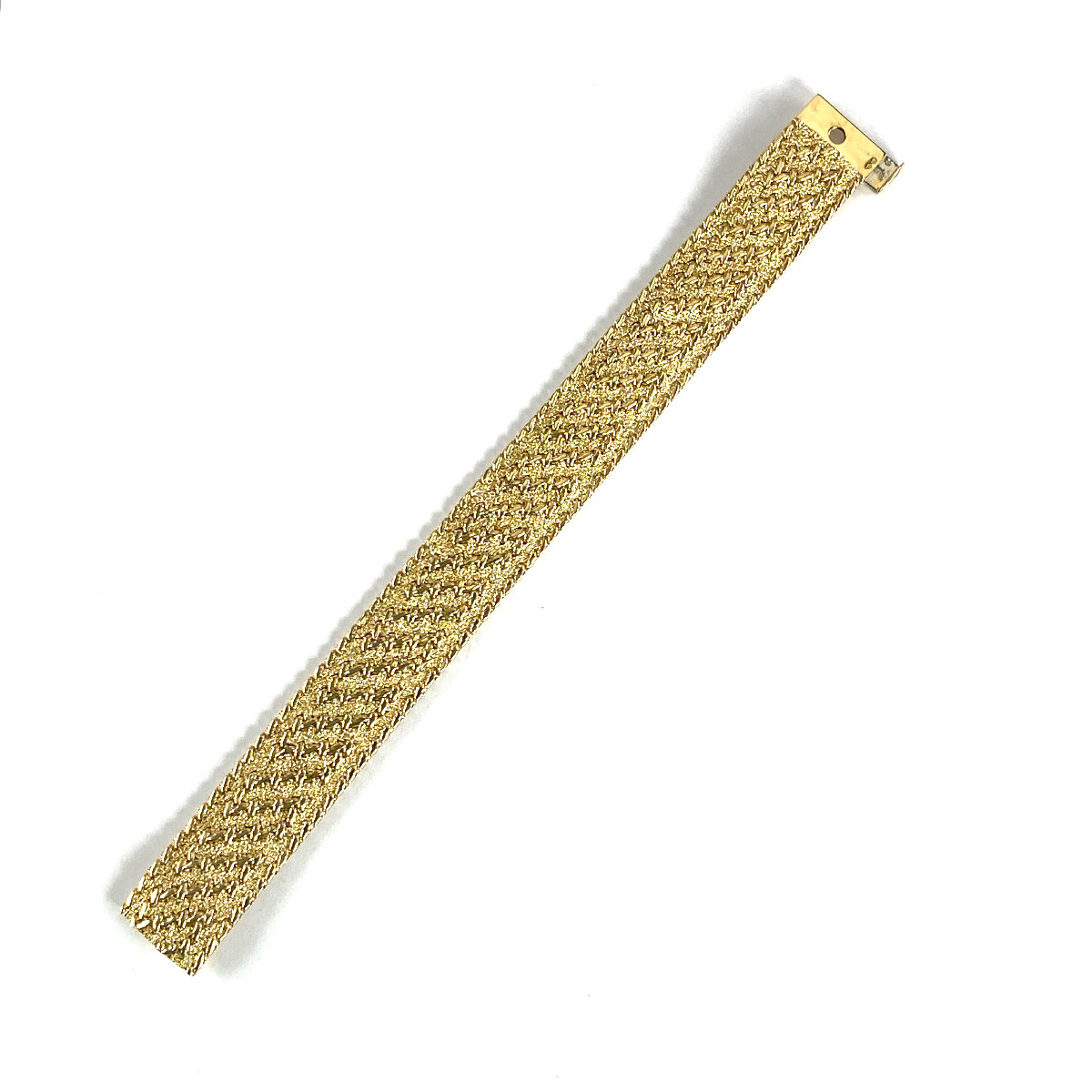 Bracelet d'occasion or 750 jaune maille polonaise 19 cm - vue 3