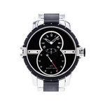 Montre d'occasion Jaquet Droz Grande Seconde homme automatique acier bracelet caoutchouc noir - vue 1
